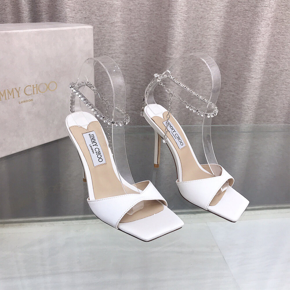 JIMMY CHOO Saeda Sandal 100
