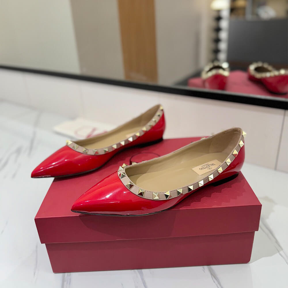 VALENTINO ROCKSTUD BALLET FLAT